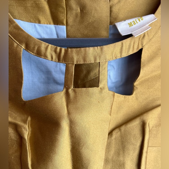 Anthropologie gold dress - Picture 4 of 5